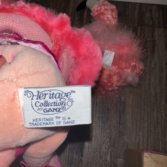 Aurora foo foo flamingo Plush, Ganz fancy flamingo, m&m flamingo bank  jar - Picture 8 of 10